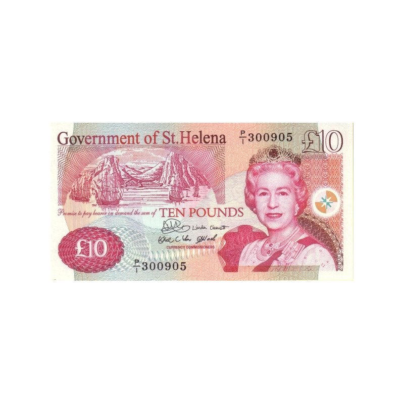 Saint Helena 10 Pounds 2004 P-12a