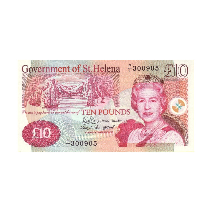 Saint Helena 10 Pounds 2004 P-12a