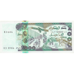 Algeriet 2000 Dinars 2011 P-144 sign.2 $65 Katalogvärde