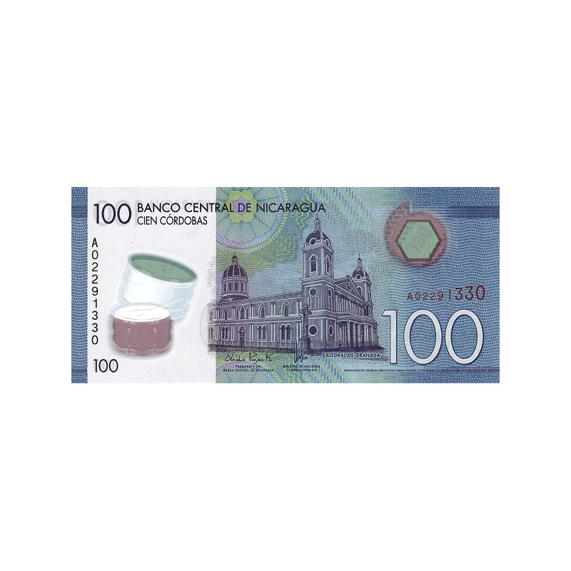 Nicaragua 100 Cordobas 2014 P-212
