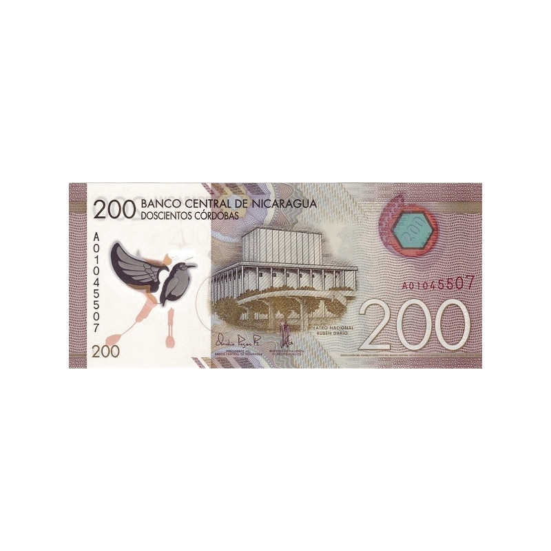 Nicaragua 200 Cordobas 2014 P-213