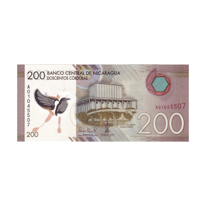 Nicaragua 200 Cordobas 2014 P-213