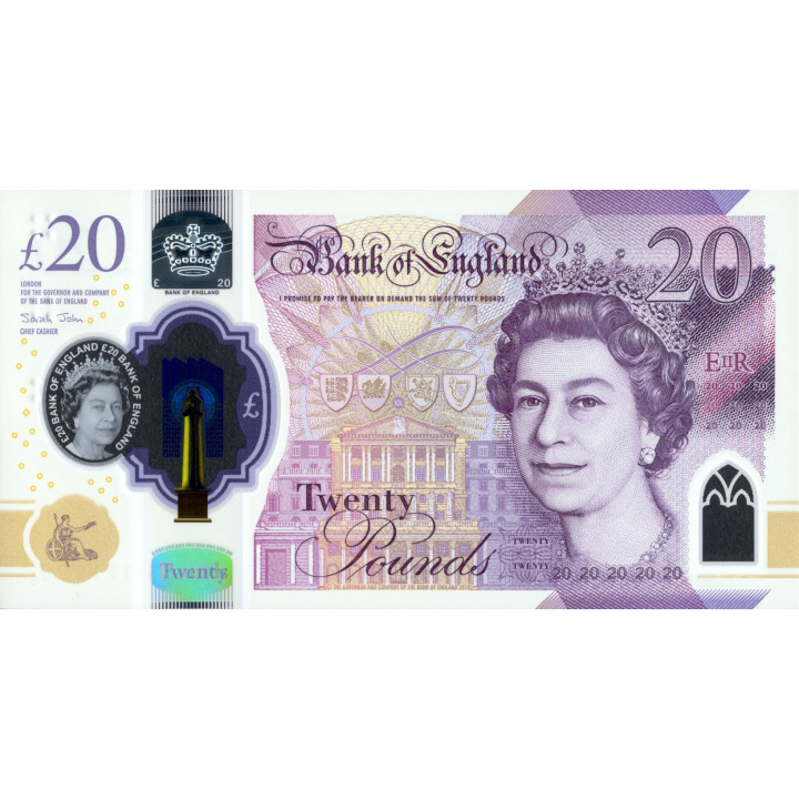 Storbritannien 20 Pounds 2020 P-new