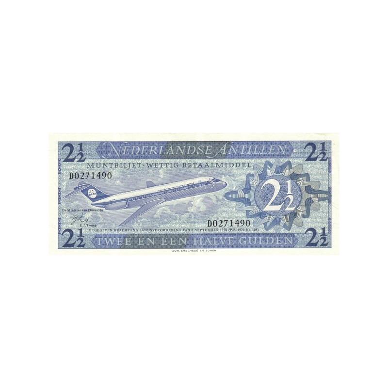 Netherlands Antilles 2.5 Gulden 1970 P-21