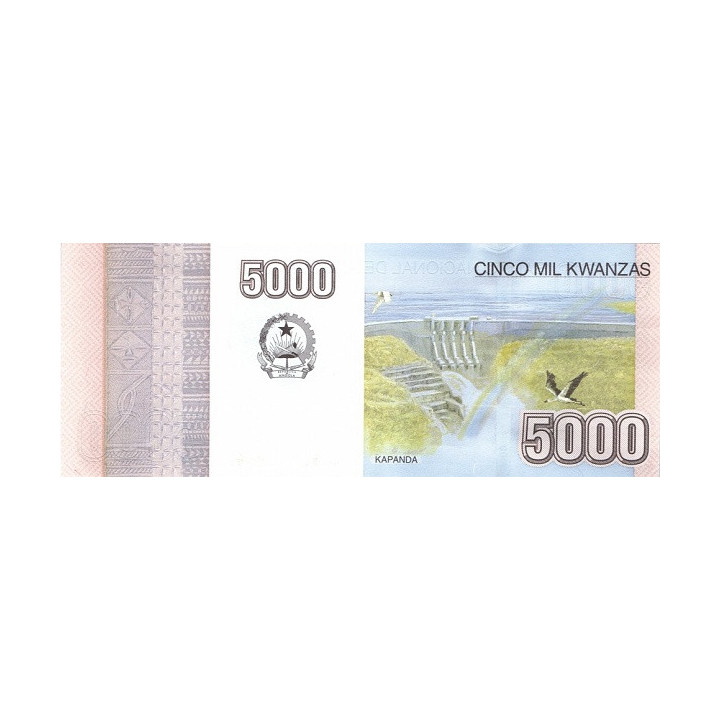 Angola 5000 Kwanzas 2012 P-158