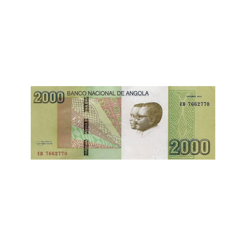 Angola 2000 Kwanzas 2012 P-157a