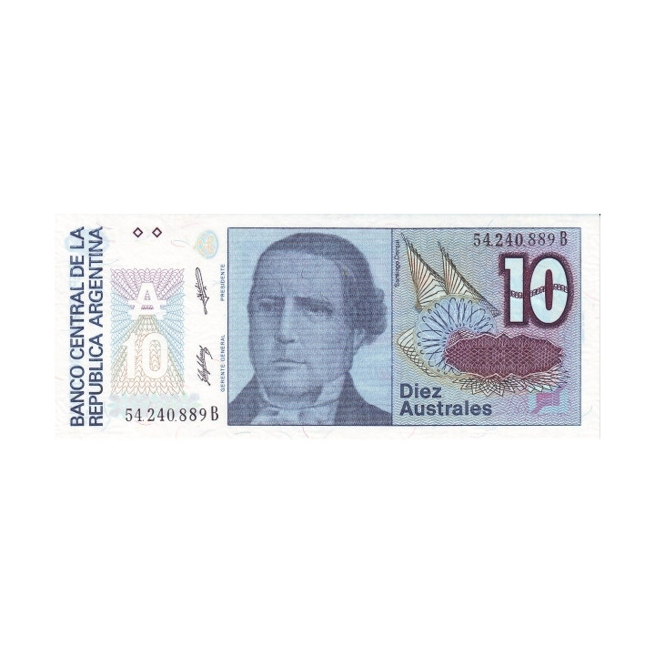 Argentina 10 Australes ND P-325b