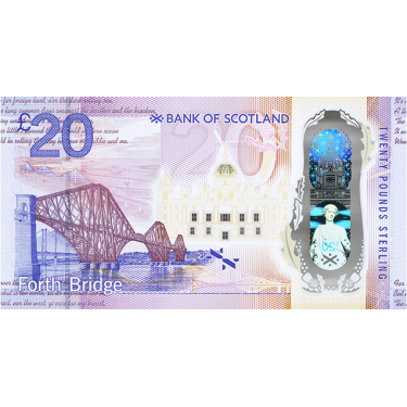 Scotland 20 Pounds 2020 P-new Bank of Scotland