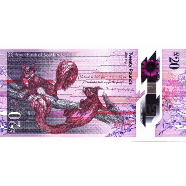 Scotland 20 Pounds 2020 P-new Royal Bank of Scotland