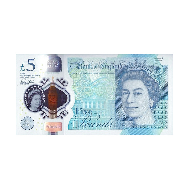 Great Britain 5 Pounds 2015 P-394