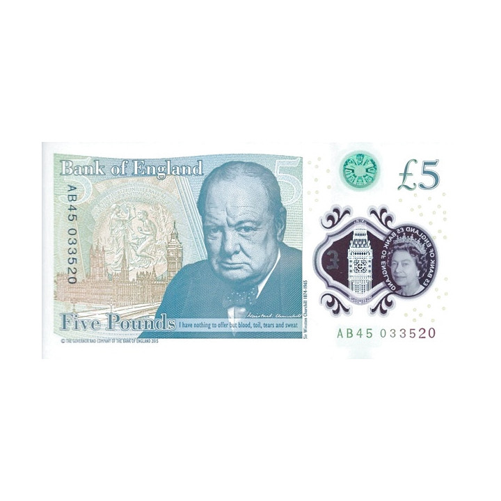 Great Britain 5 Pounds 2015 P-394