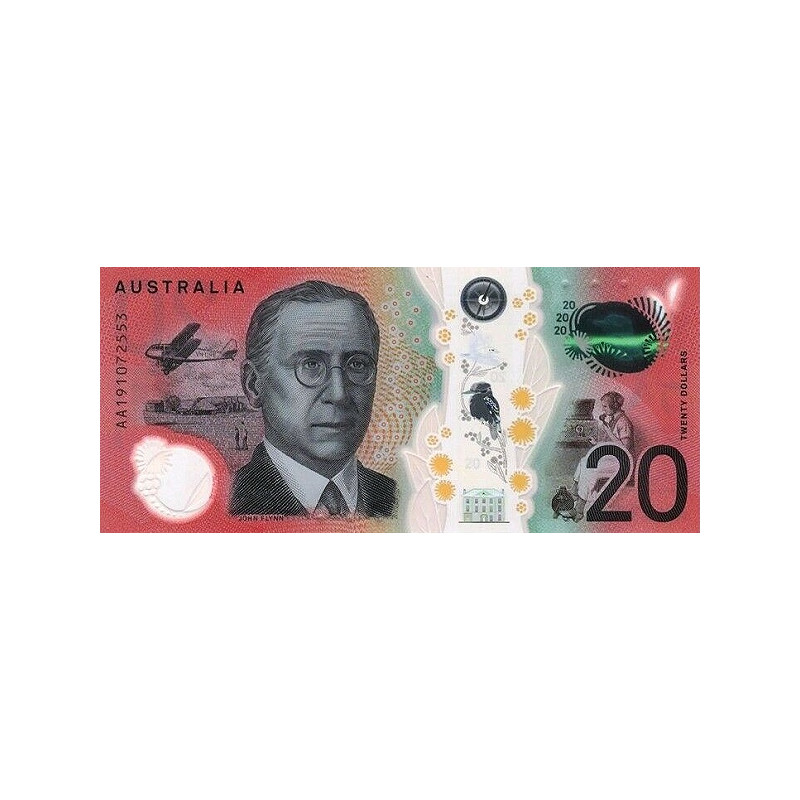 Australia 20 Dollars 2019 P-new