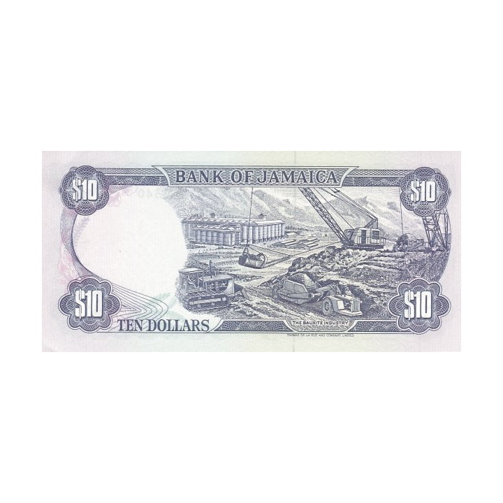 Jamaica 10 dollars 1994 P-71e