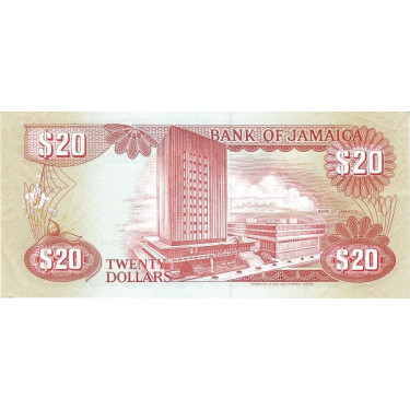 Jamaica 20 dollars 1995 P-69e