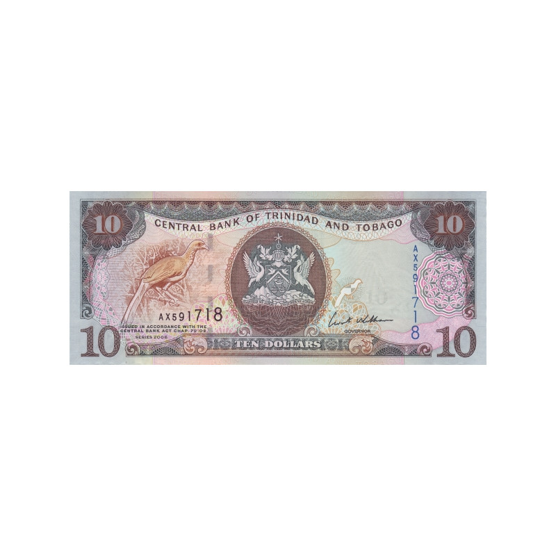 Trinidad and Tobago 10 Dollars 2006 P-48