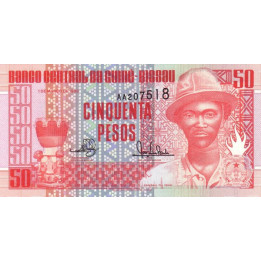 Guinea Bissau 50 Pesos 1990 P-10