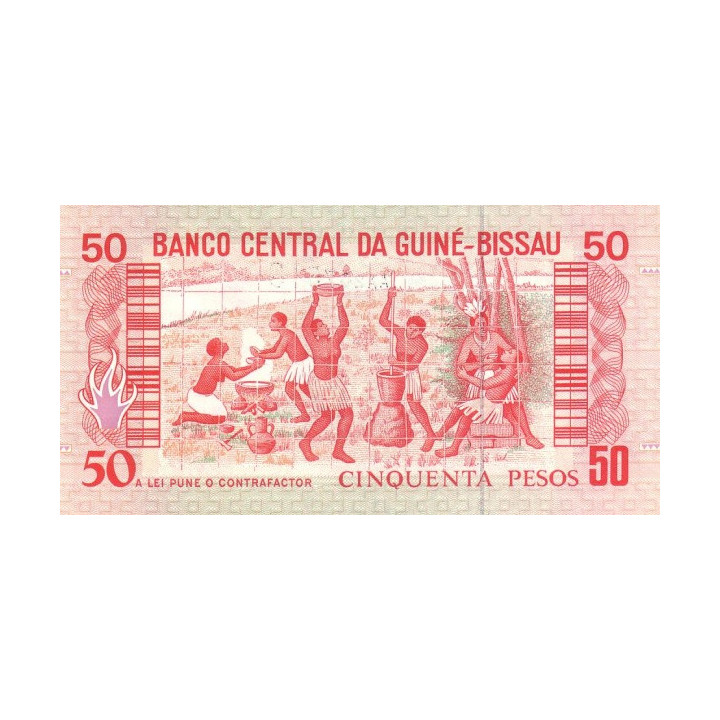 Guinea Bissau 50 Pesos 1990 P-10