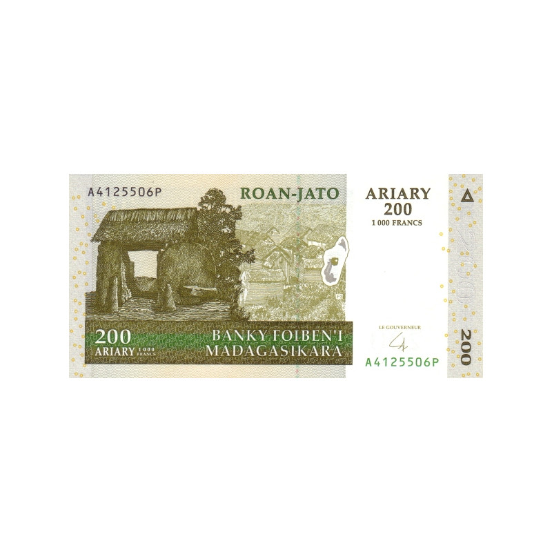 Madagascar 200 Ariary 2004 P-87b